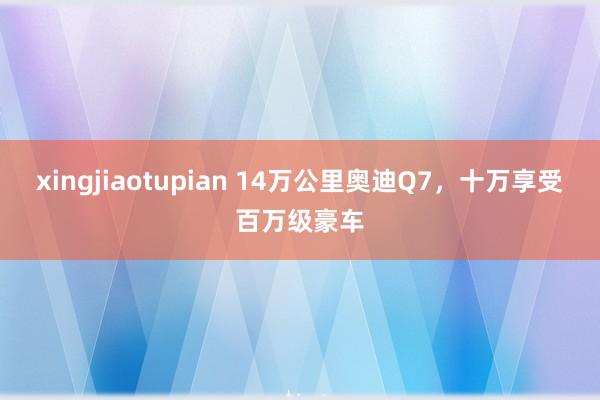 xingjiaotupian 14万公里奥迪Q7，十万享受百