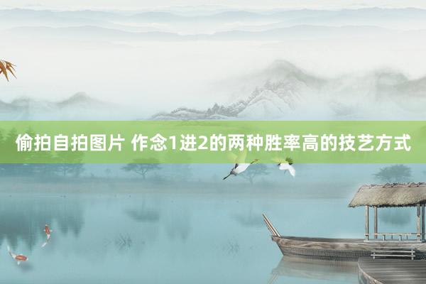 偷拍自拍图片 作念1进2的两种胜率高的技艺方式